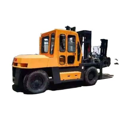 10 toneladas de empilhadeira TCM FD100 usada com motor diesel e em bom estado
