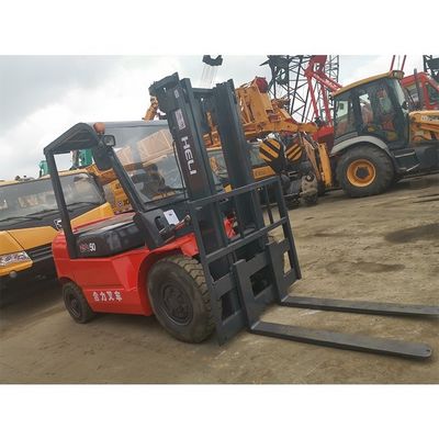 Usado LONGHUA HELI50 5 t 3000lb cpqd30 Forquilha comprimento rotineiro Interiores motor de combustível duplo gasolina