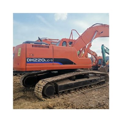 Daewoo 220lc-7 300 420 Excavadora usada Doosan 220 da Coreia do Sul com 4m3 Balde