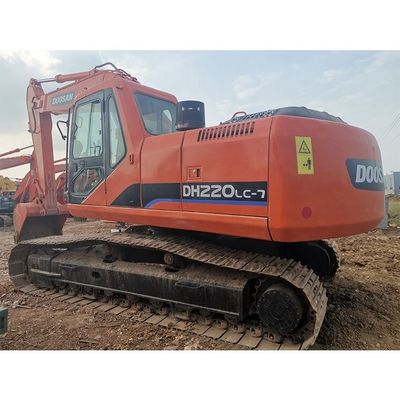 Daewoo 220lc-7 300 420 Excavadora usada Doosan 220 da Coreia do Sul com 4m3 Balde