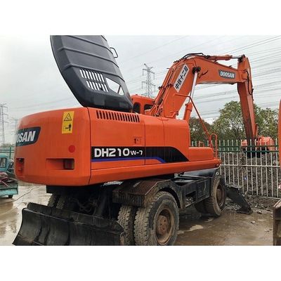 Excavadoras usadas Doosan DH210W-7 de 2020 Excavadoras de roda da Coreia Motor original Doosan