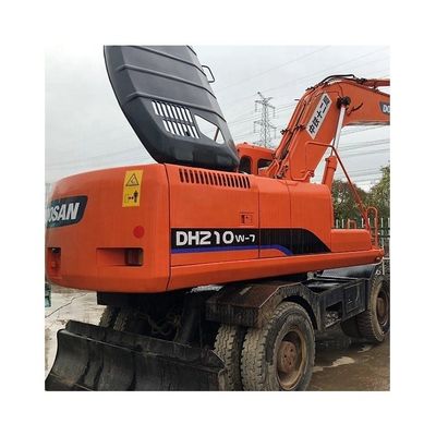 Excavadoras usadas Doosan DH210W-7 de 2020 Excavadoras de roda da Coreia Motor original Doosan