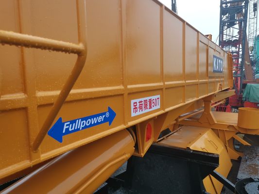 Japão Usado Kato 50 Tonnes Crane NK500 2021 Ano 50000 KG Peso 25 Tonnes Cranes de caminhão móvel