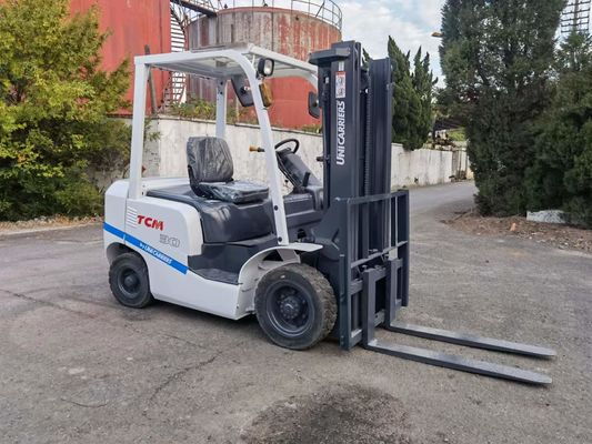 2012 TCM FD30 Elevador de garfo diesel com comprimento de garfo de rotina Acessível e versátil