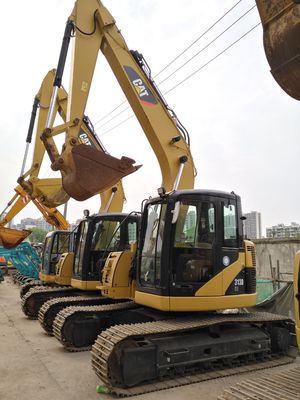 13TON de segunda mão Caterpillar 313D Excavator Usado Cat 312D 313D Crawler Excavator em Xangai