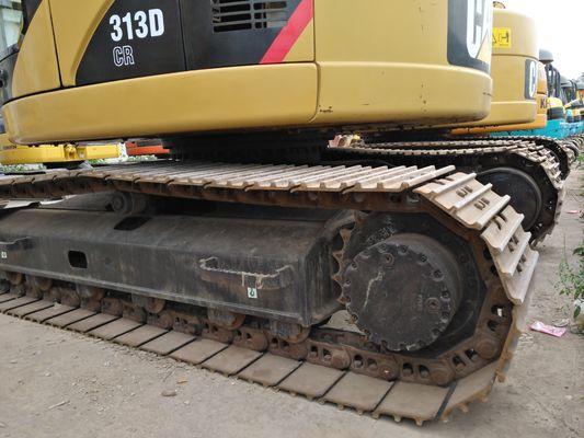 13TON de segunda mão Caterpillar 313D Excavator Usado Cat 312D 313D Crawler Excavator em Xangai
