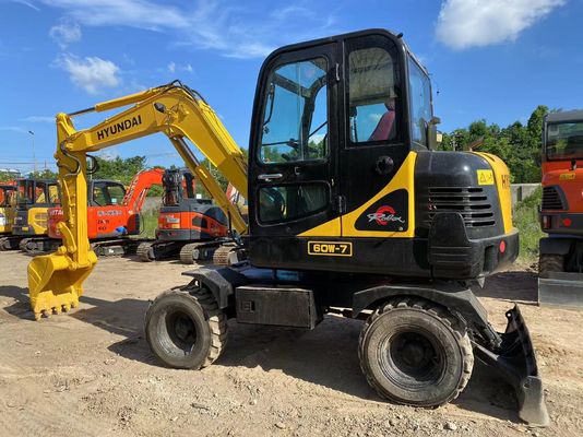 Bomba hidráulica original Hyundai de segunda mão Excavadora de 60 rodas com capacidade de balde de 4m3
