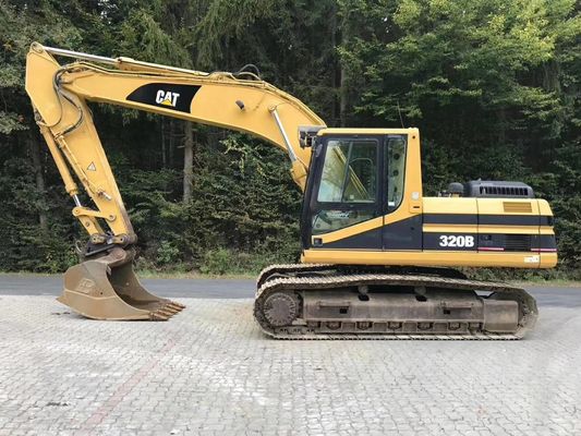 Excavadora de segunda mão CAT 320 320B Crawler Caterpillar 1M3 Ferramentas de diagnóstico de capacidade de balde