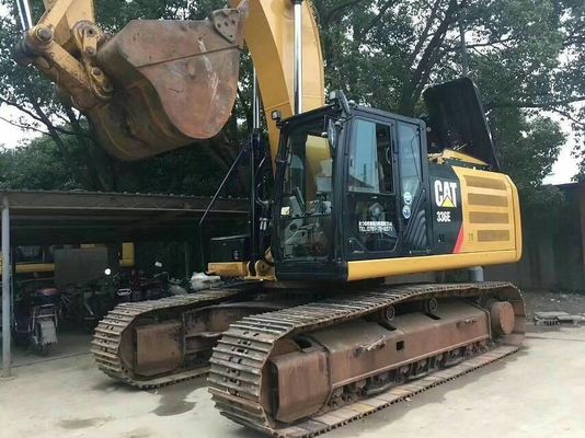 CAT 336E Excavadora hidráulica para construção civil em bom estado