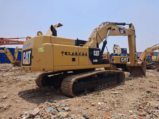 Excavadora hidráulica CAT 349D, com motor original
