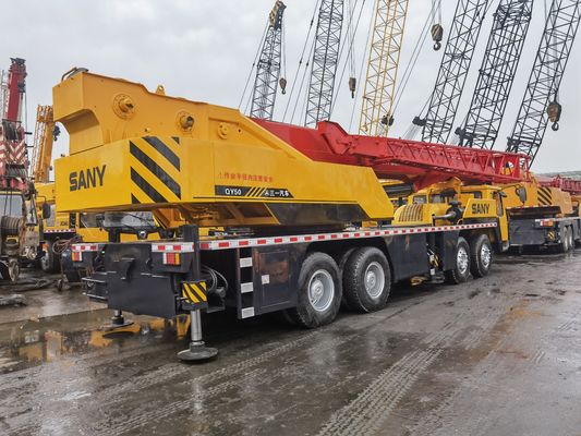 50 toneladas usados caminhão guindaste Sany Stc500 segunda mão hidráulico guindaste móvel a preços acessíveis