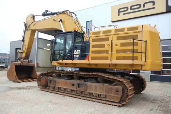 74000 KG CAT 374F Máquina de escavadeira de movimentação de terra Escavadeira usada para obras de construção