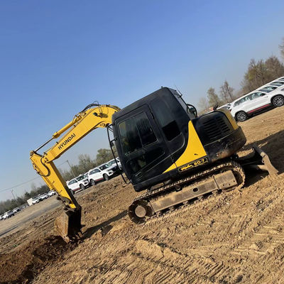 Excavadora Hyundai 80 Crawler em bom estado usado com cilindro hidráulico original
