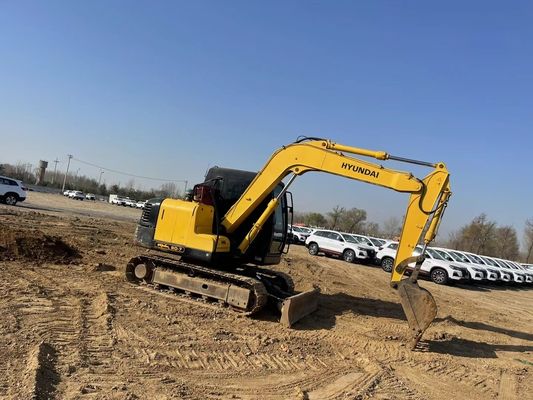 Excavadora Hyundai 80 Crawler em bom estado usado com cilindro hidráulico original