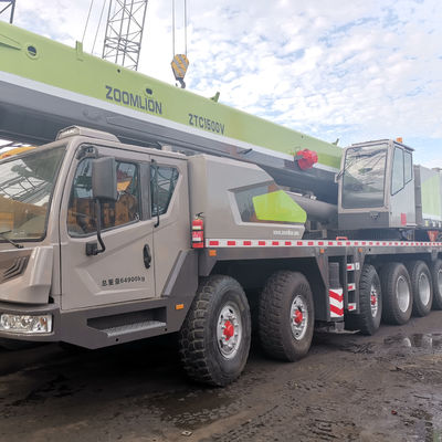 Fabricado ZTC1500 150 Ton Heavy Trailer Telescopic Truck Crane com Max. Altura de elevação 42m