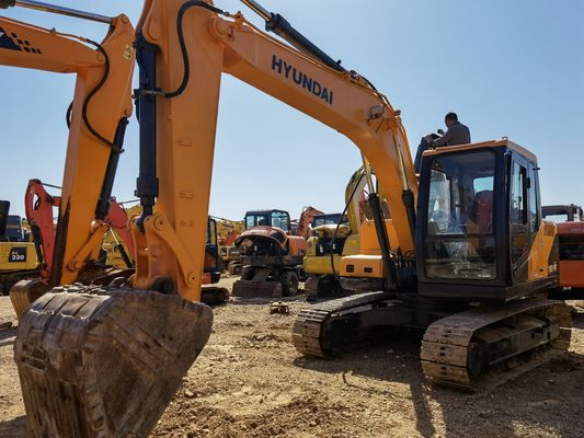 Excavadora original Hyundai 110 Excavadora Crawler de 11 toneladas em Xangai Made in Korea