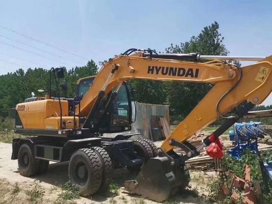 Hyundai 150W R150 R150-9 Excavadoras originais 15TON com cilindro hidráulico original