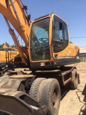 15TON Usado Hyundai 210-9 Excavador de rodas com capacidade de balde de 4m3 Opção do cliente