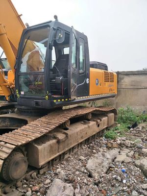 Horários baixos Hyundai 375lc-7t Coreia Importação de 40 toneladas Excavadora usada 350 375 385 395 Excavadora
