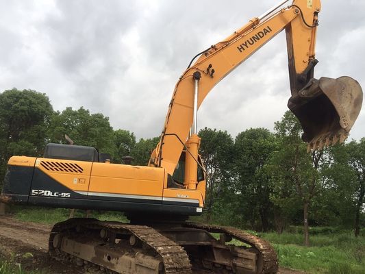 52TON Peso de operação Hyundai 520-9 Excavadora de rastreamento com cilindro hidráulico original