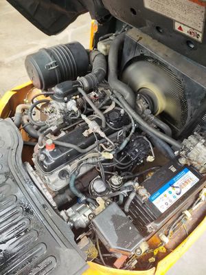 Largura de garfo de rotina Toyota diesel empilhadeira de 4 toneladas com altura de elevação de 6 m e motor japonês