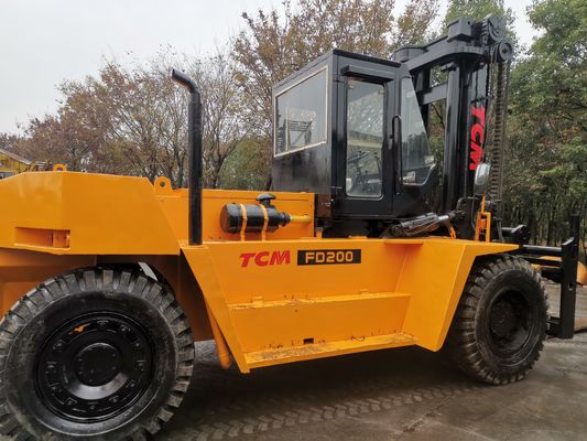 TCM 20 toneladas em empilhadeira a diesel FD200 FD250 para contêineres pesados em boas condições