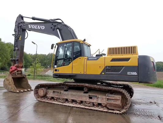 Excavadora de segunda mão original Volvo Machinery EC350D com poucas horas de trabalho em Xangai