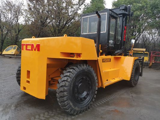 TCM 20 toneladas em empilhadeira a diesel FD200 FD250 para contêineres pesados em boas condições