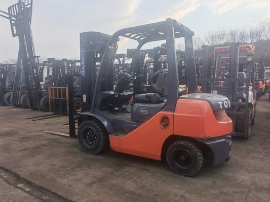 Forquilha diesel Toyota FD25 japonesa usada com comprimento de forquilha de rotina e a preços acessíveis