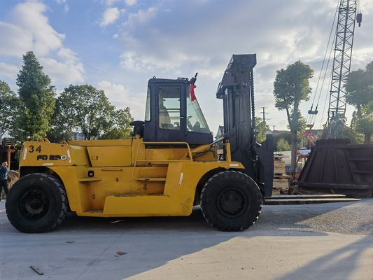 TCM FD250 de fabricação japonesa de 25 toneladas em elevadora diesel usada para manuseio de materiais