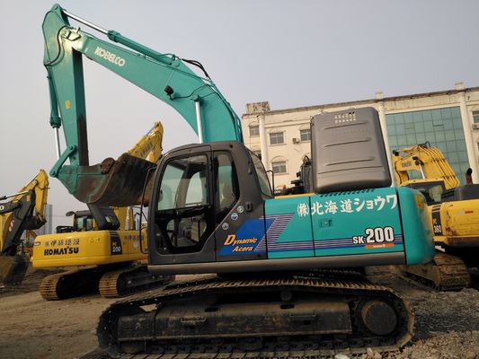 Excavadora Kobelco SK200 do Japão com 0-2000 horas de trabalho e carga de elevação máxima de 3 toneladas