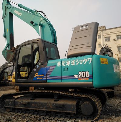 Excavadora Kobelco SK200 do Japão com 0-2000 horas de trabalho e carga de elevação máxima de 3 toneladas