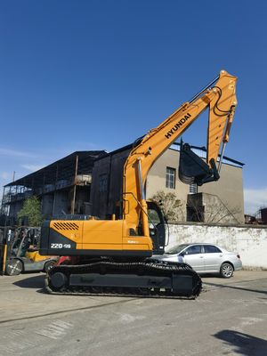20 toneladas de peso de operação Usado Hyundai 220LC-9S Excavator original para transporte rápido