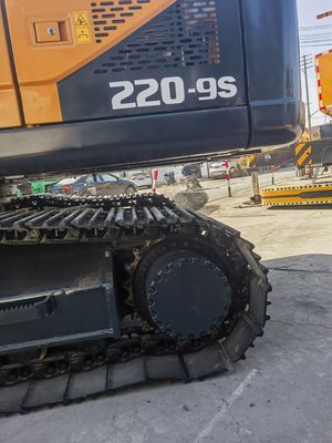 20 toneladas de peso de operação Usado Hyundai 220LC-9S Excavator original para transporte rápido