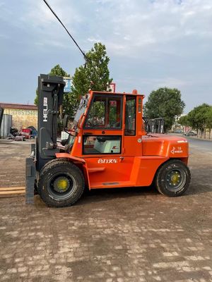 10 toneladas de empilhadeira HELI K100 diesel com bifurcação lateral