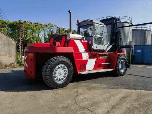 Camião elevador de forquilhas de motor diesel Kalmar original 25T 30T 40T para operações de longo de forquilha de rotina