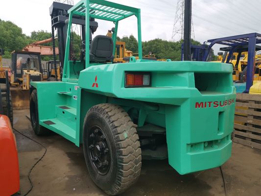 15 toneladas Mitsubishi FD150 Carrinho elevador de segunda mão com motor diesel para lojas de materiais de construção