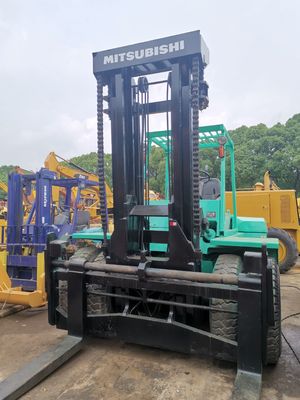 15 toneladas Mitsubishi FD150 Carrinho elevador de segunda mão com motor diesel para lojas de materiais de construção