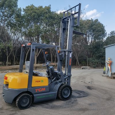 2.5 toneladas de empilhadeira TCM FD25T5 empilhadeira usada de 2,5 toneladas com dimensões gerais padrão