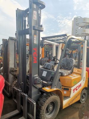 TCM Mini empilhadeira de 1,5 toneladas Fonte de alimentação elétrica Largura do garfo de rotina