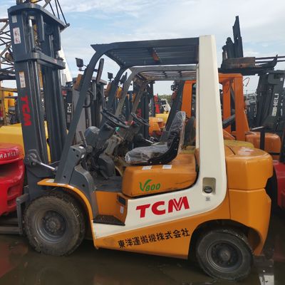 TCM Mini empilhadeira de 1,5 toneladas Fonte de alimentação elétrica Largura do garfo de rotina