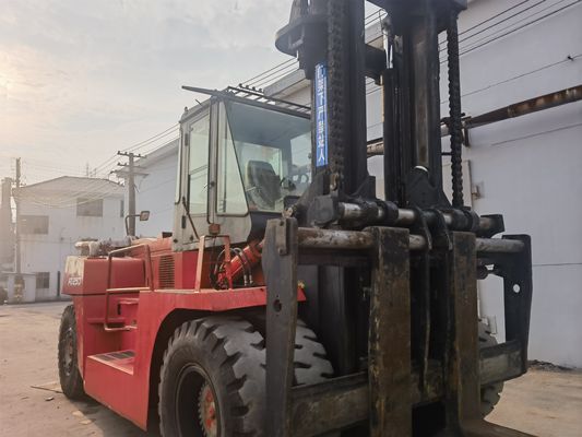 Caminhão de pinça de 6 m de altura TCM FD250 25 toneladas diesel usado em empilhadeira com mudança lateral em Xangai
