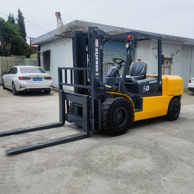 1200 mm comprimento de garfo Komatsu FD50 5 toneladas diesel em empilhadeira Japão 5t usado empilhadeira Longhua