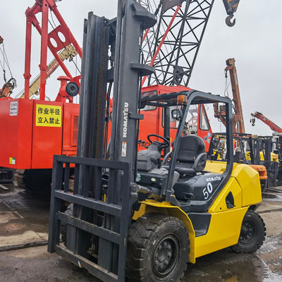 Camiões de empilhadeira de 5 toneladas com motor diesel da Komatsu FD50-10 FD50-7