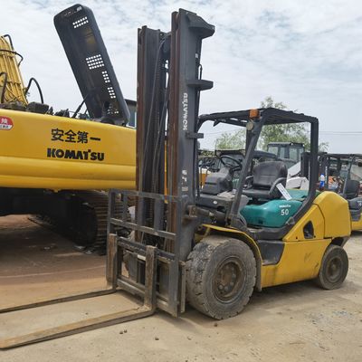 5 toneladas de empilhadeira Komatsu FD50-10 FD50-7 FD50 com fonte de alimentação manual e em bom estado