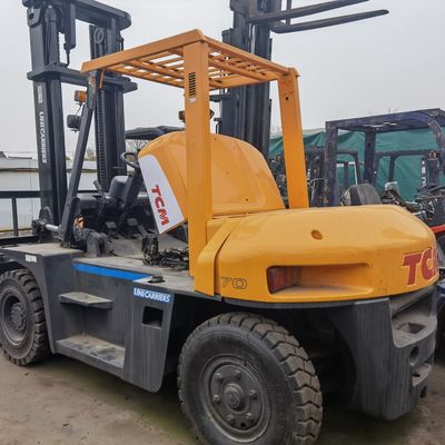 Excelente condição 2019 TCM 7ton Forklift FD70 para obras de construção e pallet jack