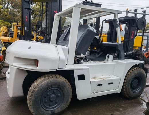 Longo do garfo 7 toneladas Utilizado TCM Japão Mini diesel original em bom estado