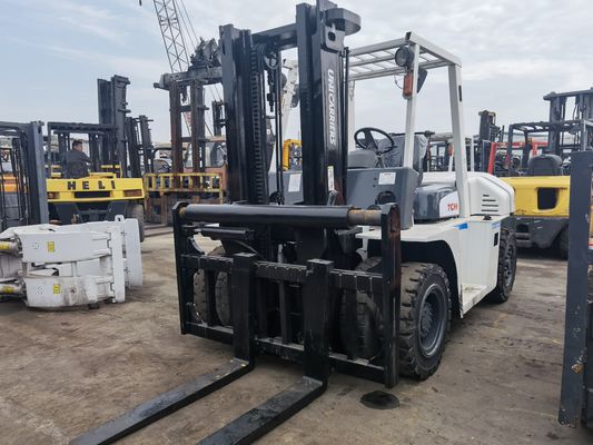 Forquilha de rotina comprimento usado TCM Toyota material de manuseio de equipamentos 7 toneladas diesel em empilhadeira