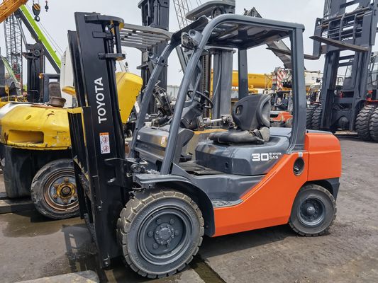 3000 kg Motor a gasolina Toyota 8F30 Elevador hidráulico diesel para cargas pesadas