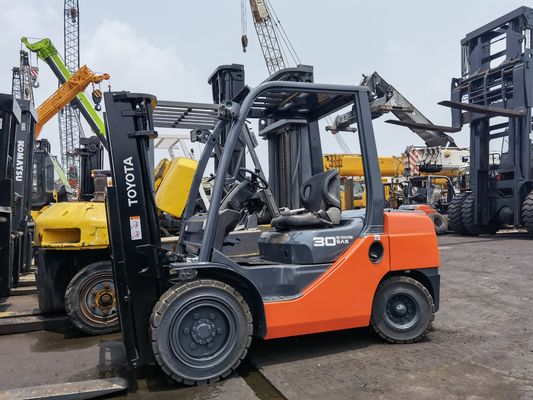 3000 kg Motor a gasolina Toyota 8F30 Elevador hidráulico diesel para cargas pesadas